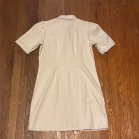 Velvet Heart Cream Denim Button-Front Mini Dress - Picture 5 of 5